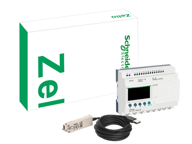 Kit Relé Inteligente Compacto 24vdc Zelio Soft SR2PACKBD Schneider